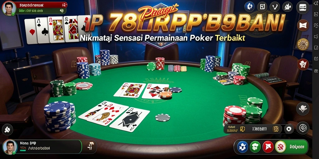 Screenshot 789RP menampilkan gameplay Poker yang mendebarkan.