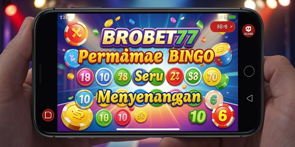 Tampilan seru dan interaksi dalam permainan Bingo BROBET77.