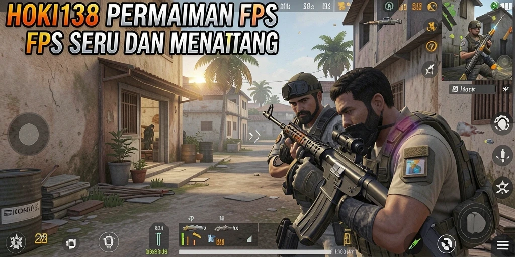 Tampilan gameplay seru dalam HOKI138 dengan aksi tembak-menembak yang mendebarkan.