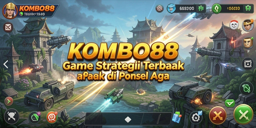 Screenshot gameplay <strong>KOMBO88</strong> menampilkan momen pertempuran yang seru dan strategi yang kompleks.