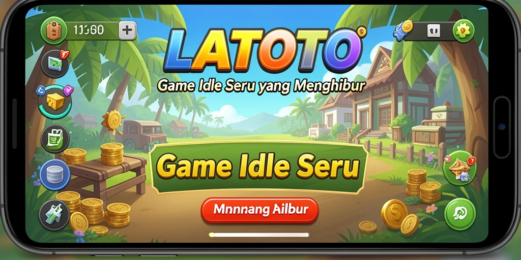 Screenshot LATOTO menampilkan gameplay aktif dalam mode Idle yang seru.