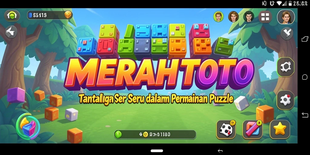Tampilan gameplay MERAHTOTO yang memikat dan penuh warna.