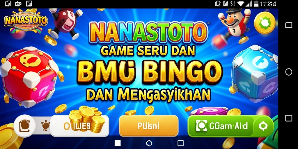 Tampilan gameplay seru NANASTOTO dalam permainan Bingo.