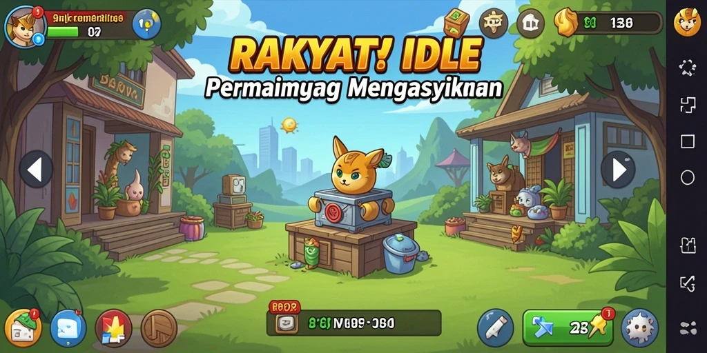 Tampilan gameplay RAKYATJP yang seru dan interaktif.