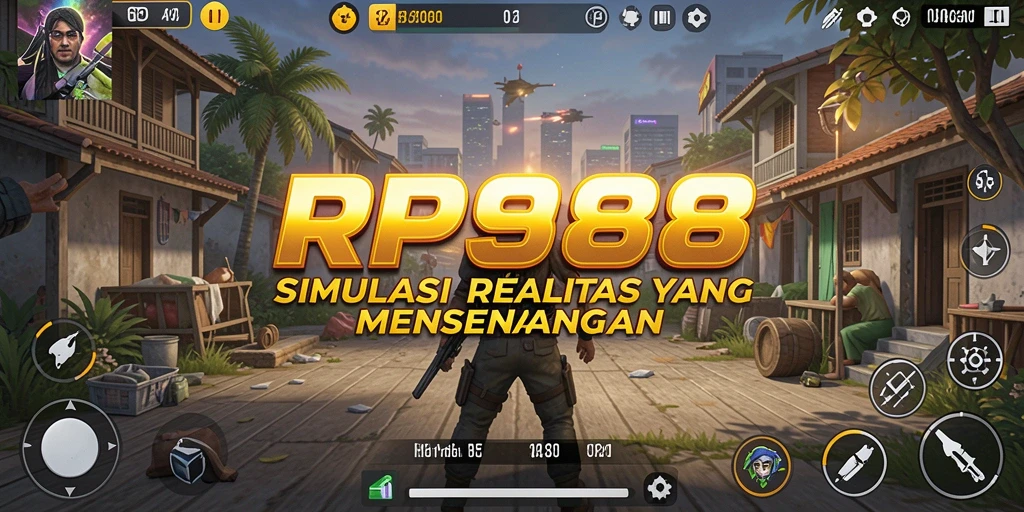 Tangkapan layar RP888 menampilkan gameplay simulasi yang hidup dan interaktif.