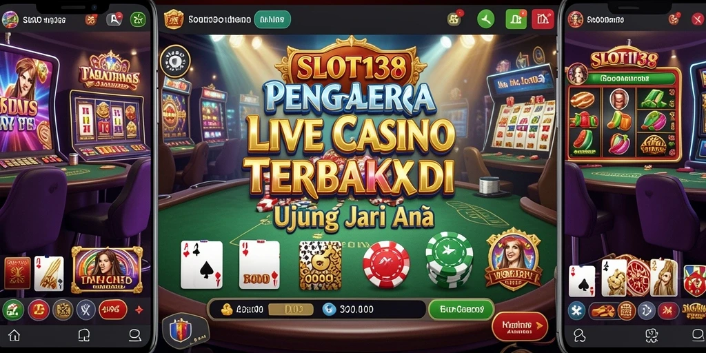 Screenshot gameplay Live Casino yang menarik dan interaktif.