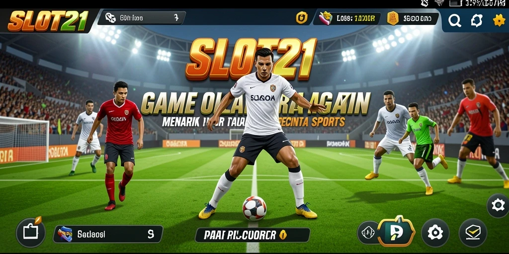 Tampilan gameplay SLOT21 yang menarik dengan beragam cabang olahraga.