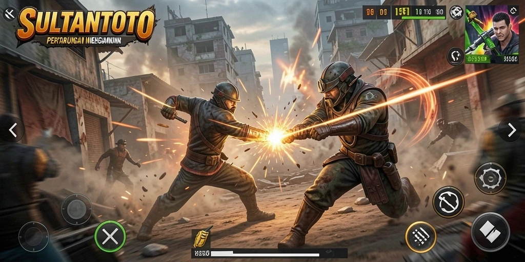 Tampilan gameplay action yang mendebarkan di SULTANTOTO.