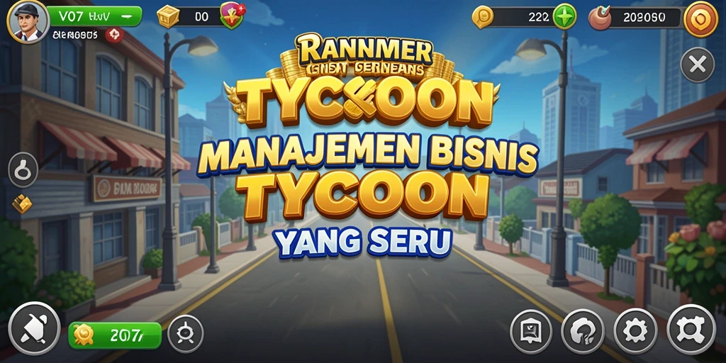 Tangkapan layar V07 menampilkan gameplay Tycoon yang menarik.