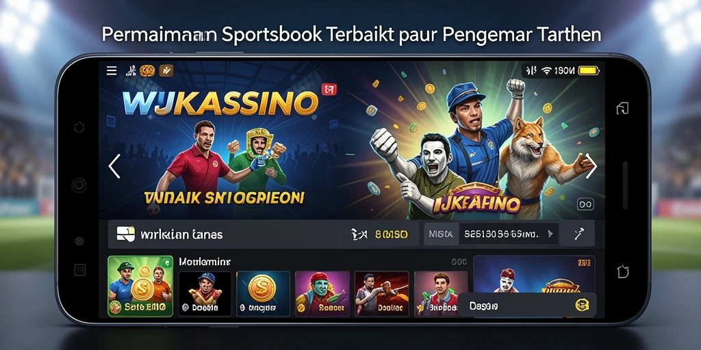Tampilan antarmuka WJKASINO yang menarik saat bermain Sportsbook.